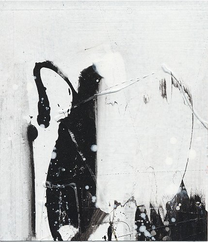 Gebärden (2), Acryl auf Papier, 20 x 17 cm, 2005 001