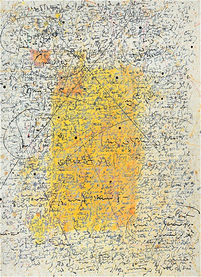 S10, Mischtechnik auf Nessel, 32 x 25 cm, 2003 001